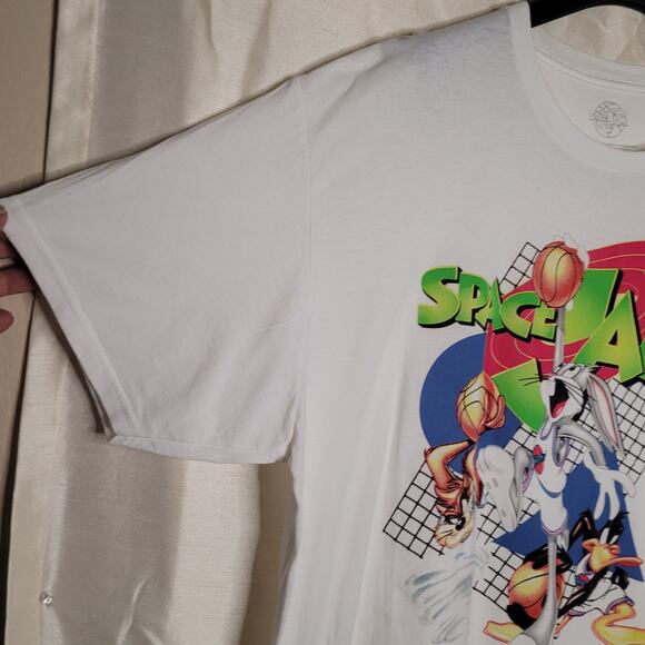 Space Jam 1996 Movie T-Shirt 2XL Bugs Bunny Daffy Taz - Picture 4 of 12